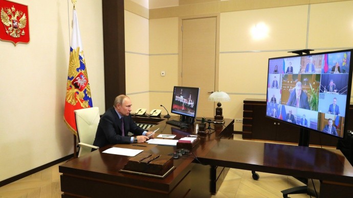 Видео: Путин на совещании по вопросу реализации интеграционных проектов на пространстве ЕАЭС 20 янва