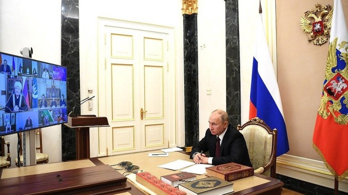 Видео со встречи Путина с представителями религиозных объединений 4 ноября 2020 года