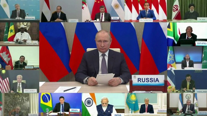 Видео со встречи «БРИКС плюс» 24 июня 2022 года