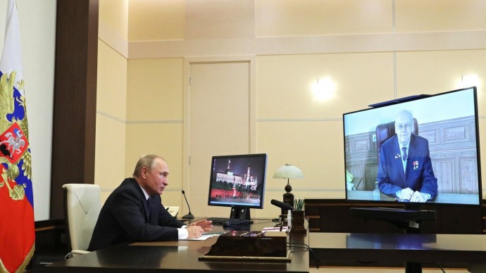 Видео беседы Путина с Гербертом Ефремовым 19 сентя...